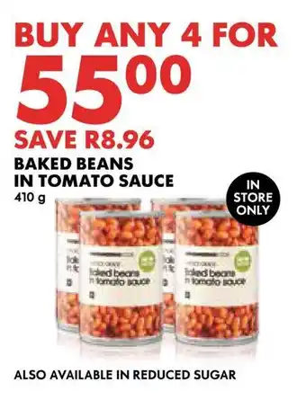 Woolworths Baked beans in tomato sauce offer