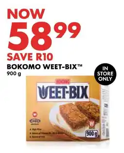 Woolworths Bokomo Weet-bix offer
