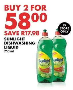 Woolworths Sunlight dishwashing liquid offer