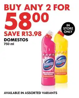 Woolworths Domestos offer