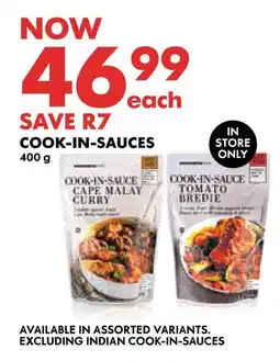 Woolworths Cook-in-sauces offer