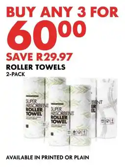 Woolworths Roller towels offer