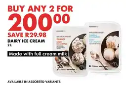 Woolworths Dairy ice cream offer