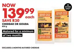 Woolworths Cheddar or gouda offer