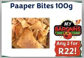 Foodeez Paaper Bites offer