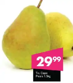 Save Tru Cape Pears offer