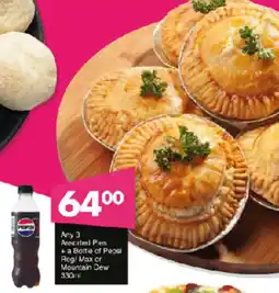 Save Assorted Pies + a Bottle of Pepsi Reg/ Max or Mountain Dew offer