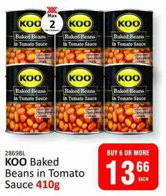 KitKat Cash and Carry KOO Baked Beans in Tomato Sauce offer