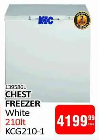 KitKat Cash and Carry CHEST FREEZER White offer