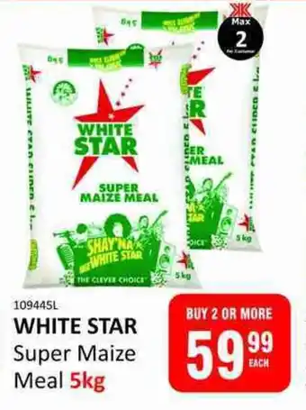 KitKat Cash and Carry WHITE STAR Super Maize Meal offer