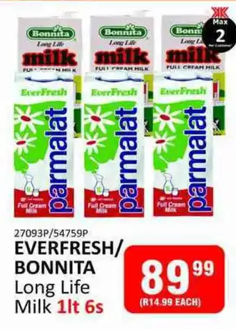 KitKat Cash and Carry EVERFRESH/ BONNITA Long Life Milk offer