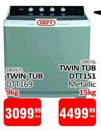 KitKat Cash and Carry Defy Twin Tub DTT169 offer