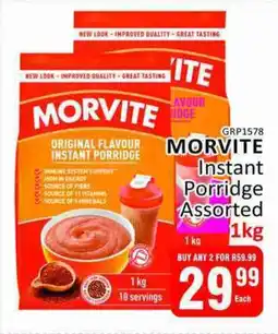 KitKat Cash and Carry MORVITE Instant Porridge Assorted offer