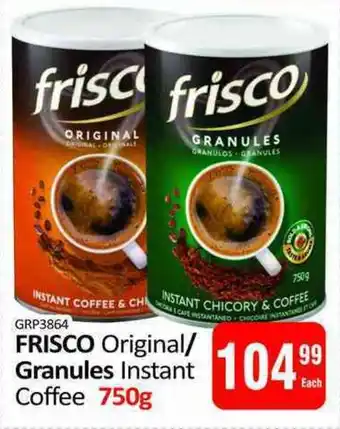 KitKat Cash and Carry FRISCO Original/ Granules Instant Coffee offer