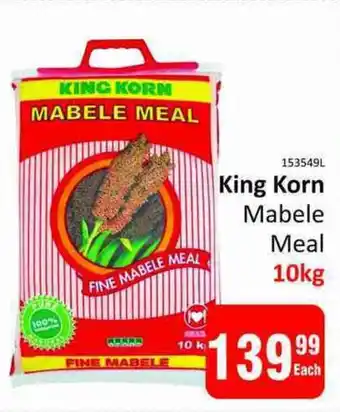 KitKat Cash and Carry King Korn Mabele Meal offer