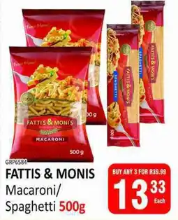 KitKat Cash and Carry FATTIS & MONIS Macaroni/ Spaghetti offer