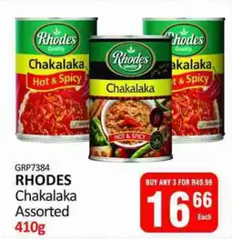 KitKat Cash and Carry RHODES Chakalaka Assorted offer