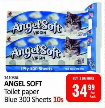 KitKat Cash and Carry ANGEL SOFT Toilet paper Blue 300 Sheets offer