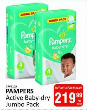 KitKat Cash and Carry PAMPERS Active Baby-dry Jumbo Pack offer