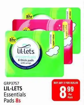 KitKat Cash and Carry LIL-LETS Essentials Pads offer