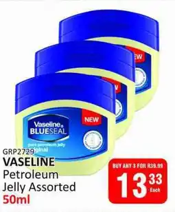 KitKat Cash and Carry VASELINE Petroleum Jelly Assorted offer