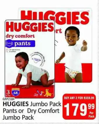 KitKat Cash and Carry HUGGIES Jumbo Pack Pants or Dry Comfort Jumbo Pack offer