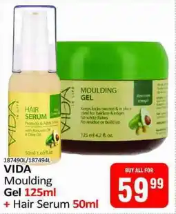 KitKat Cash and Carry VIDA Moulding Gel +Hair Serum offer