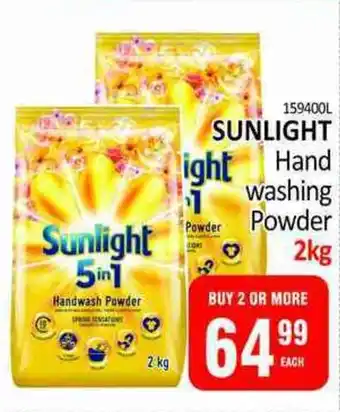 KitKat Cash and Carry SUNLIGHT Hand Washing Powder offer