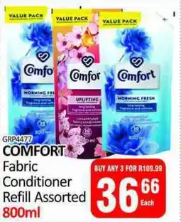 KitKat Cash and Carry COMFORT Fabric Conditioner Refill Assorted offer