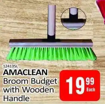 KitKat Cash and Carry AMACLEAN Broom Budget with Wooden Handle offer