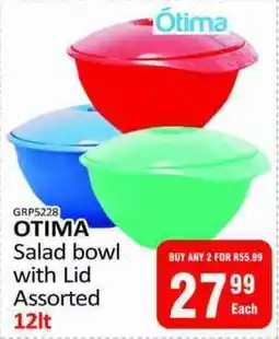 KitKat Cash and Carry OTIMA Salad bowl with Lid Assorted offer