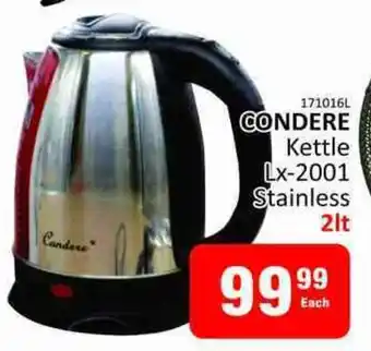 KitKat Cash and Carry CONDERE Kettle Lx-2001 Stainless offer