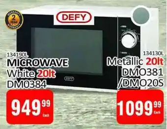 KitKat Cash and Carry DEFY Microwave White DM0384 offer