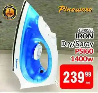 KitKat Cash and Carry Pineware Iron Dry/Spray offer