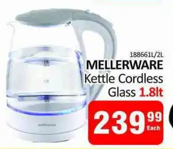 KitKat Cash and Carry Mellerware Kettle Cordless Glass offer