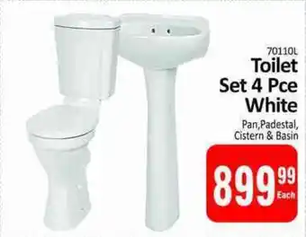 KitKat Cash and Carry Toilet Set White offer