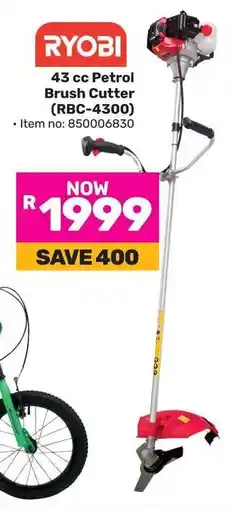 Game RYOBI 43 cc Petrol Brush Cutter (RBC-4300) offer