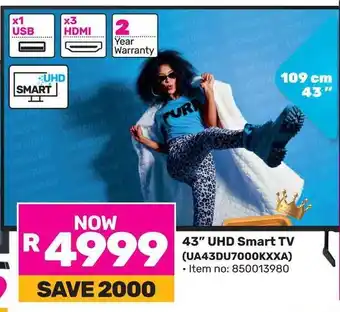 Game SAMSUNG 43" UHD Smart TV offer