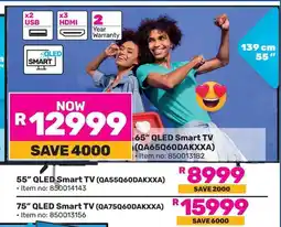 Game SAMSUNG 65" QLED Smart TV offer