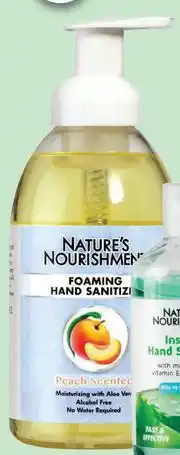 Dis-Chem Nature's Nourishment Foaming Hand Sanitizer Assorted-600ml offer