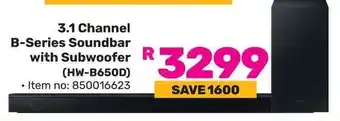 Game SAMSUNG 3.1 Channel B-Series Soundbar with Subwoofer offer