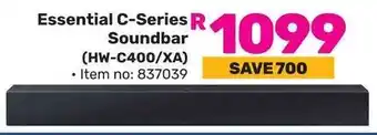 Game SAMSUNG Essential C-Series R. Soundbar offer