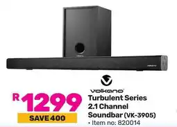 Game Volkano Turbulent Series 2.1 Channel Soundbar offer