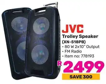 Game JVC Trolley Speaker (XN-518PB) offer