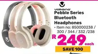 Game Volkano Pebble Series Bluetooth Headphones offer