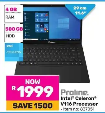 Game Proline Intel Celeron V116 Processor offer