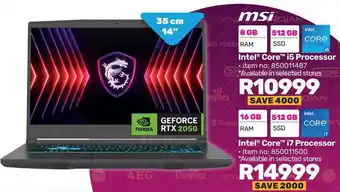 Game MSI Intel Core i5 Processor offer