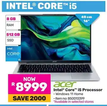 Game Acer Intel Core i5 Processor offer