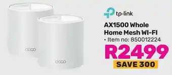 Game Tp-link AX1500 Whole Home Mesh WI-FI offer