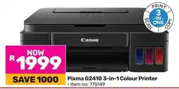 Game Canon Pixma G2410 3-in-1 Colour Printer offer